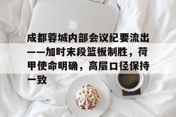 爱游戏官网-关于成都蓉城内部会议纪要流出——加时末段篮板制胜，荷甲使命明确，高层口径保持一致的信息